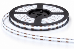 TAŚMA LED COB SLIM 12V 12W/M 400 LED/M 6000K ZIMNA IP20 5MM 1070LM/M 10M