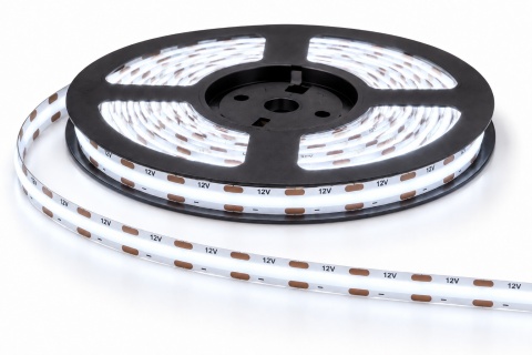 TAŚMA LED COB SLIM 12V 12W/M 400 LED/M 6000K ZIMNA IP20 5MM 1070LM/M 10M