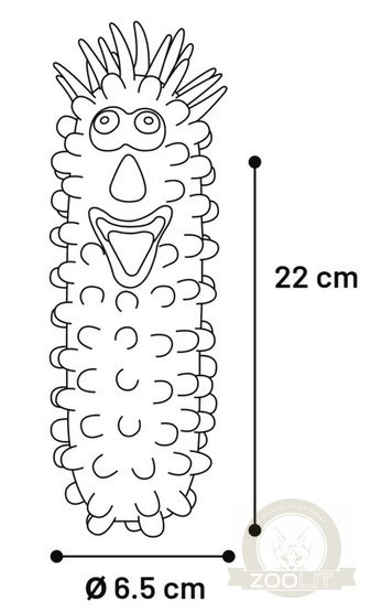 Flamingo Lateksowy Robal z kolcami 22cm [517914]