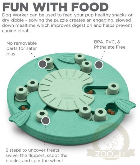 Nina Ottosson Dog Worker Green - gra edukacyjna [69541]