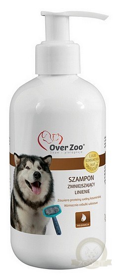 Over Zoo Szampon leczniczy zmniejszający linienie 250ml Over Zoo Szampon leczniczy zmniejszający linienie 250ml