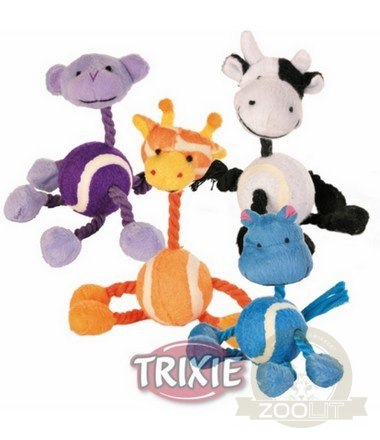 Trixie Zabawka Sznur z piłką tenisową 16cm [3612]