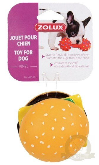 Zolux Zabawka winylowa hamburger 8cm [480781]