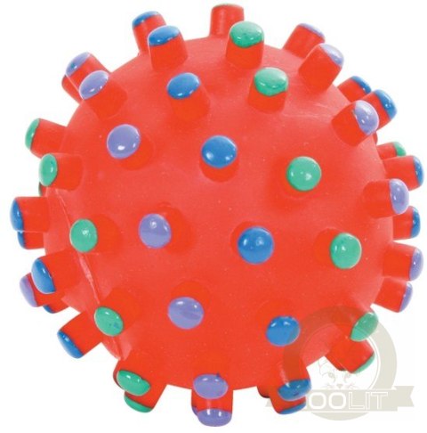 Zolux Zabawka winylowa piłka z wypustkami 7cm [480782]