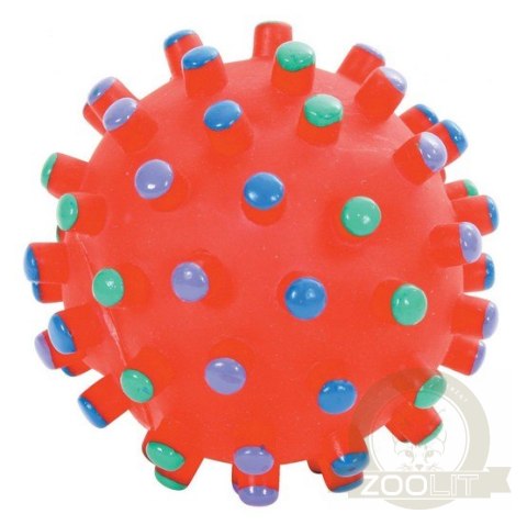 Zolux Zabawka winylowa piłka z wypustkami 9cm [480783]