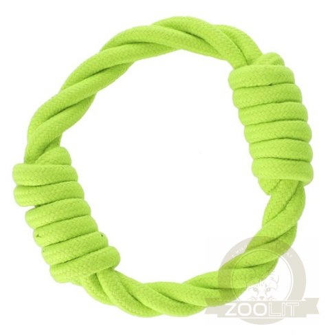 Dingo Zabawka dla psa - Ringo zaplatane Energy 18cm zielone Dingo Zabawka dla psa - Ringo zaplatane Energy 18cm zielone
