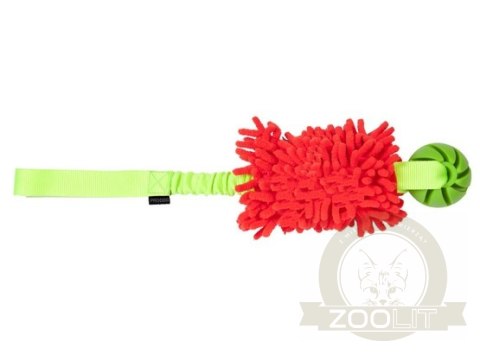 Dingo Zabawka dla psa - Szarpak Mop Bungee z piłką różowy