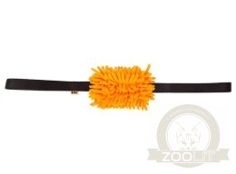 Dingo Zabawka dla psa - Szarpak Mop z dwoma uchwytami 60cm pomarańczowy