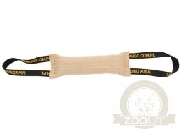 Dingo Zabawka dla psa - Szarpak z juty z dwoma uchwytami 40/6cm