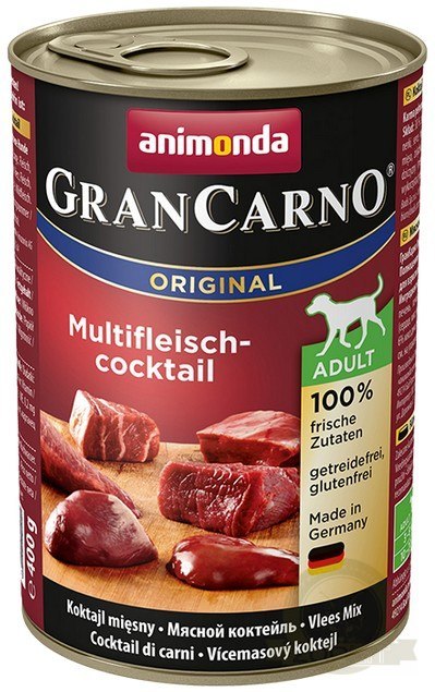 Animonda GranCarno Original Adult Multifleisch Mix Mięsny puszka 400g Animonda GranCarno Original Adult Multifleisch Mix Mięsny puszka 400g
