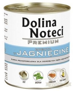 Dolina Noteci Premium Pies Jagnięcina puszka 800g