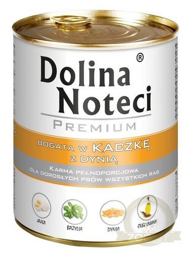 Dolina Noteci Premium Pies Kaczka i dynia puszka 800g