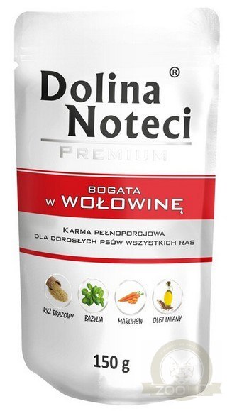 Dolina Noteci Premium Pies Wołowina saszetka 150g
