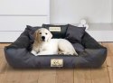 Legowisko dla psa kojec KINGDOG 100x75 cm Personalizowane Wodoodporne Czarne