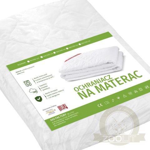 Nakładka/ochraniacz na Materac PIKOWANA niciowo Ecco 90x200 cm Biała Nakładka/ochraniacz na Materac PIKOWANA niciowo Ecco 90x200 cm Biała