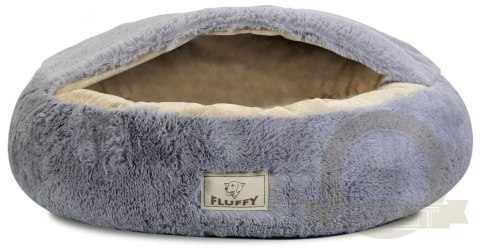 Legowisko dla psa FLUFFY 60 cm Jasnoszare Legowisko dla psa FLUFFY 60 cm Jasnoszare