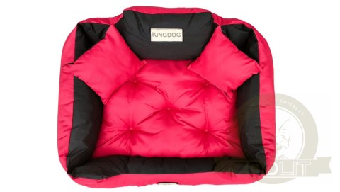 Legowisko dla psa kojec KINGDOG 145x115 cm Personalizowane Wodoodporne Czerwone Legowisko dla psa kojec KINGDOG 145x115 cm Personalizowane Wodoodporne Czerwone