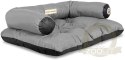 Legowisko dla psa kojec SOFA 100x70 cm Personalizowane Wodoodporne Szare