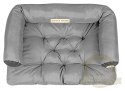 Legowisko dla psa kojec SOFA 100x70 cm Personalizowane Wodoodporne Szare