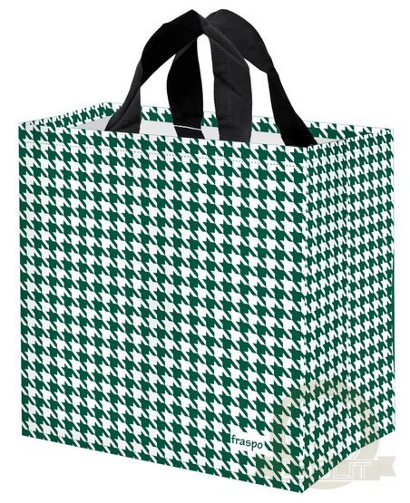 Torba Esy-Floresy 24L pepitka zielono-biała Torba Esy-Floresy 24L pepitka zielono-biała