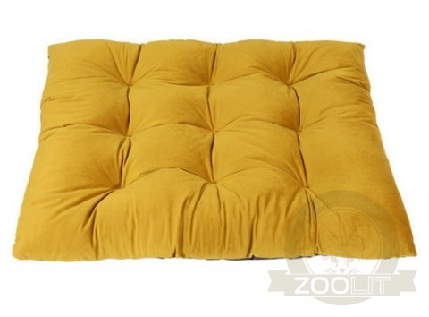 MIMIKO Pets Legowisko Poducha Velvet 100x70cm musztarda