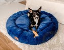 MIMIKO Pets Legowisko Shaggy okrągłe XXL 100cm chabrowe