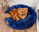 MIMIKO Pets Legowisko Shaggy okrągłe XL 75cm chabrowe