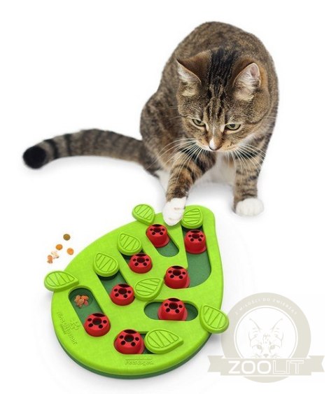 Nina Ottosson Cat Buggin' Out Puzzle & Play - gra edukacyjna dla kotów Nina Ottosson Cat Buggin' Out Puzzle & Play - gra edukacyjna dla kotów