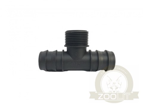 Trójnik plastikowy wciskany redukcja fi 32 x 1 cal x 32 mm Trójnik plastikowy wciskany redukcja fi 32 x 1 cal x 32 mm