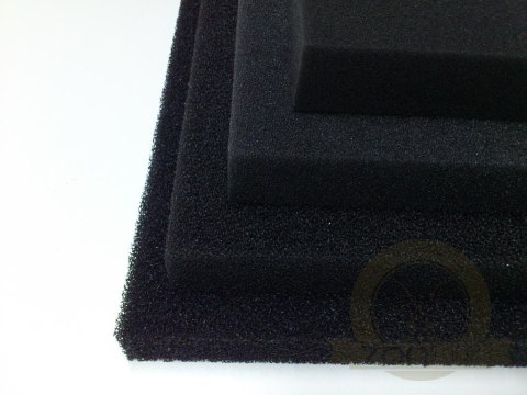 Wkład Filtracyjny Gąbka 25X25X1 10Ppi CZARNA Wkład Filtracyjny Gąbka 25X25X1 10Ppi CZARNA