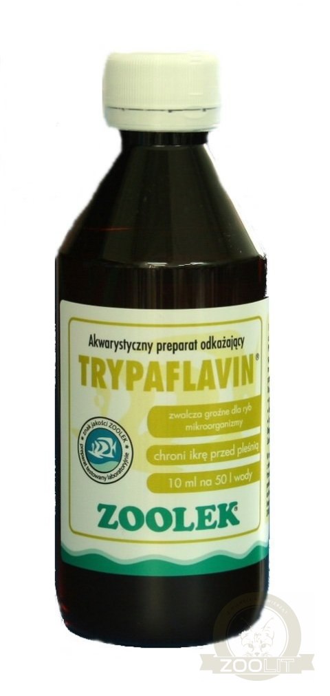 Zoolek Trypaflavin Przeciwbakteryjny, Ochrona Ikry 30Ml Zoolek Trypaflavin Przeciwbakteryjny, Ochrona Ikry 30Ml