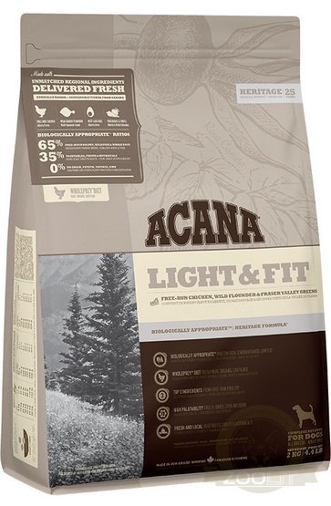 Acana Light & Fit Dog 2kg Acana Light & Fit Dog 2kg