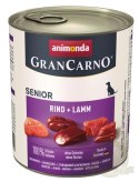 Animonda GranCarno Original Senior Rind Lamm Wołowina + Jagnięcina puszka 800g