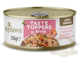 Applaws Dog Taste Toppers puszka z kurczakiem, szynką i warzywami 156g