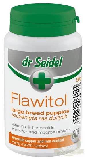 Dr Seidel Flawitol dla szczeniąt ras dużych 60 tabl. Dr Seidel Flawitol dla szczeniąt ras dużych 60 tabl.