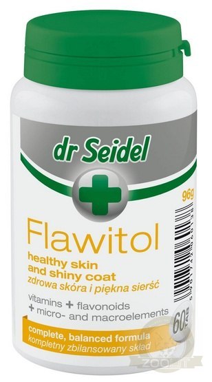 Dr Seidel Flawitol zdrowa skóra i piękna sierść 60 tabl.