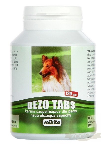 Mikita Dezotabs 120 tabletek - neutralizuje zapachy Mikita Dezotabs 120 tabletek - neutralizuje zapachy