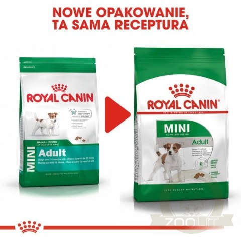 Royal Canin Mini Adult karma sucha dla psów dorosłych, ras małych 0,8kg Royal Canin Mini Adult karma sucha dla psów dorosłych, ras małych 0,8kg