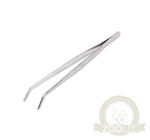 Pinceta Pęseta Zagięta Akwarystyczna Stal Nierdzewna 18cm Pinceta Pęseta Zagięta Akwarystyczna Stal Nierdzewna 18cm