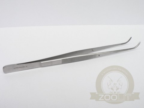 Pinceta Pęseta Zagięta Akwarystyczna Stal Nierdzewna 18cm Pinceta Pęseta Zagięta Akwarystyczna Stal Nierdzewna 18cm