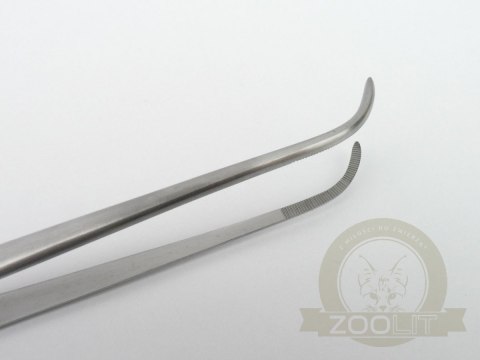 Pinceta Pęseta Zagięta Akwarystyczna Stal Nierdzewna 18cm Pinceta Pęseta Zagięta Akwarystyczna Stal Nierdzewna 18cm