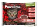 Pawsome Adult Rind - wołowina saszetki 4x85g
