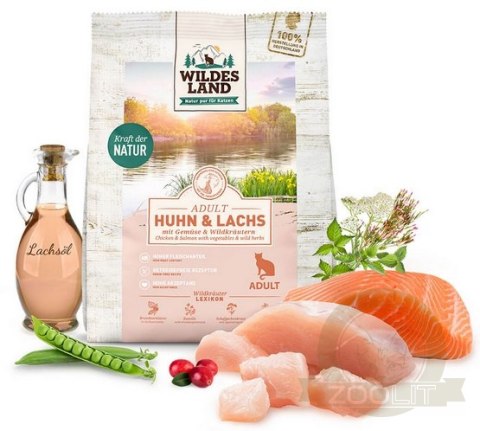 Wildes Land Cat Classic Adult Huhn & Lachs 400g Wildes Land Cat Classic Adult Huhn & Lachs 400g