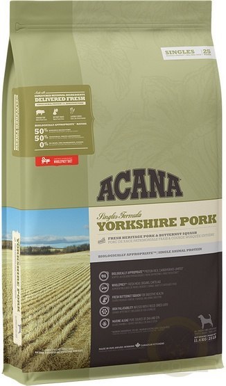 Acana Singles Yorkshire Pork 11,4kg Acana Singles Yorkshire Pork 11,4kg