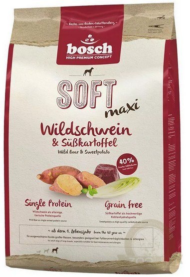 Bosch Soft Maxi Bawół Wodny & Bataty 1kg Bosch Soft Maxi Bawół Wodny & Bataty 1kg