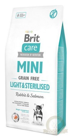 Brit Care Grain Free Mini Light & Sterilised 7kg
