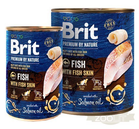 Brit Premium By Nature Fish & Fish Skin puszka 400g Brit Premium By Nature Fish & Fish Skin puszka 400g
