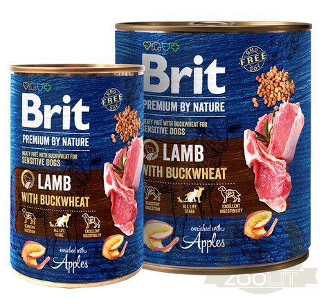 Brit Premium By Nature Lamb & Buckwheat puszka 800g Brit Premium By Nature Lamb & Buckwheat puszka 800g