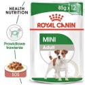 Royal Canin Mini Adult karma mokra w sosie dla psów dorosłych, ras małych saszetka 85g