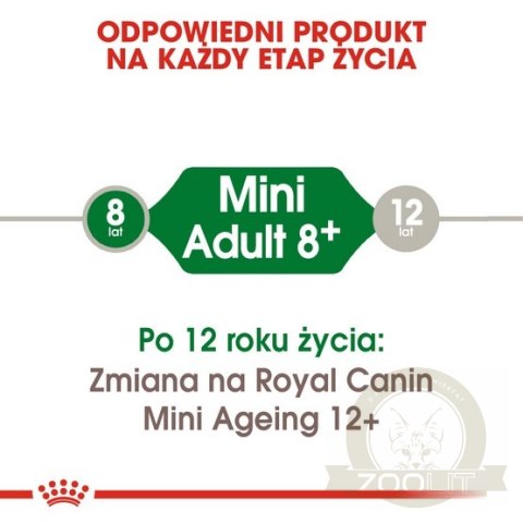 Royal Canin Mini Adult karma mokra w sosie dla psów dorosłych, ras małych saszetka 85g Royal Canin Mini Adult karma mokra w sosie dla psów dorosłych, ras małych saszetka 85g
